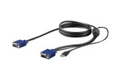 Kabel KVM - StarTech.com 6ft / 1.8m USB KVM Cable for Rackmount Consoles - VGA and USB - video / USB cable - 1.8 m - RKCONSUV6