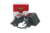 Telefon - Adapter i Ladowarka - Raspberry USB C Charger (3A) - Black - RPI4 PSU EU BLACK BULK