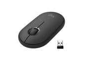 Myszka - Logitech M350 Pebble Wireless Mouse - Graphite - Myszy - Optyczny - 3 - Czarny - 910-005718