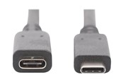 Kabel USB - DIGITUS USB Type-C Extension Cable - AK-300210-020-S