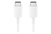 Kabel USB - Samsung USB cable USB-C (M) to USB-C (M) USB 2.0 (Max 3A/25W) 1 m white - EP-DA705BWEGWW