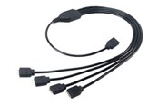 Kable - rózne - Akasa AK-CBLD04-50BK - RGB LED splitter - 50 cm - AK-CBLD04-50BK