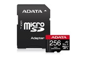 Karta pamieci - A-Data High Endurance MicroSD/SD - 100MB/s - 256GB - AUSDX256GUI3V30SHA2-RA1