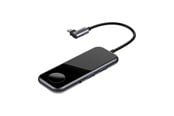 Telefon - Adapter i Ladowarka - Baseus Mirror series USB-C adapter with built in charger for Apple Watch - CAHUB-AZ0G