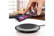 Telefon - Adapter i Ladowarka - Baseus Whirlwind Wireless Quick Charger for Smartphones with QI - Black - CCALL-XU01
