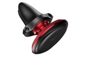 Telefon - Inne akcesoria - Baseus Universal Magnetic Vent Mount with Cable Clip Holder - Red - SUGX-A09