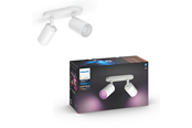 Inteligentny dom - Philips Hue Fugato Plate/Spiral 2x5.7W Spots - White - 929003810301