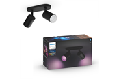 Inteligentny dom - Philips Hue Fugato Plate/Spiral 2x5.7W Spots - Black - 929003810001