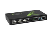 Przelacznik KVM - IC INTRACOM techly 2x1 USB HDMI KVM Switch 4Kx2K - IDATA-KVM-HDMI2U