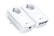 Siec i rozszerzenie sieci bezprzewodowej - TP-Link TL-PA8033P KIT AV1300 3-Port Gigabit Passthrough Powerline Starter Kit - TL-PA8033P KIT