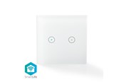 Inteligentny dom - Nedis SmartLife Wall Switch - WIFIWS20WT