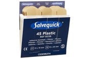 Zdrowie - Cederroth Salvequick Band Aid plastic plasters 2 sizes - refill - 6036