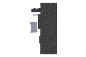 Klawiatura - Lenovo - notebook replacement keyboard - with Trackpoint UltraNav - French - black - Klawiatura zamienna notebooka - Francja - Czarny - 01YP771