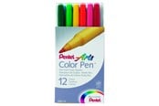 Przybory do pisania i rysowania - Pentel S360-12 Color Pen ass. - S360-12