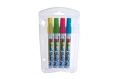 Przybory do pisania i rysowania - Artline EPG-4/4W2 Glassboard Marker set Green Pink Yello - EPG4/4W