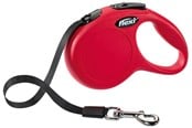 Psy - Flexi New Classic L  leash 8 m red, 50kg - FL-3006
