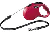 Psy - Flexi New CLASSIC S Leash 5 m red - FL-2504