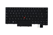 Klawiatura - Lenovo Chicony - Klawiatura zamienna notebooka - Hiszpański - Czarny - 01AX374