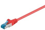 Kabel sieciowy - Pro LAN CAT 6A S/FTP - Czerwony - 0.5m - 4040849936630