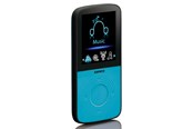 Odtwarzacz MP3, Dyktafon - Lenco PODO-153BU - Sport MP3/4 Player with Pedometer Sport Earplugs and Sport Wristband - Blue - Odtwarzacz MP3 4 GB - PODO-153BU