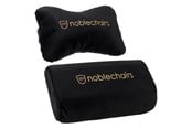 Fotel gamingowy - noblechairs Pillow-set for EPIC/ICON/HERO - Black/Gold - Czarno-złoty - Tkanina - NBL-SP-PST-004