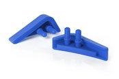 Wentylator obudowy - Noctua NA-SAVP3 chromax.blue Anti-Vibration - Ramka chłodzenia tłumiąca hałas - Niebieski - NA-SAVP3.blue