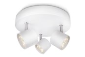 Lampy - Philips Star reflektor, LED 3x16,5W, biały - 915004146301
