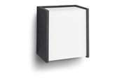 Lampy - Philips Macaw wall lantern black 1x3W SELV - 915004435001