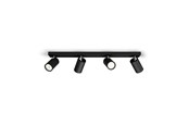 Lampy - Philips Kosipo szyna punktowa, 4xGU10, czarna - 915005532301