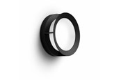 Lampy - Philips Actea wall lantern black 1x12w 176v - 915005554301