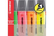 Przybory do pisania i rysowania - STABILO BOSS highlighter set of 4 colors - 70/4