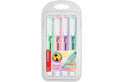Przybory do pisania i rysowania - STABILO SWING COOL PASTEL 4 ass. Pastel colours highlighter with water-based ink - 275/4-08