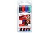 Przybory do pisania i rysowania - Edding e-330 permanent marker set of 4 assorted - 330/4