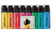 Przybory do pisania i rysowania - STABILO Zakreślacz BOSS Original 8 kolorów z tuszem na bazie wody, do wielokrotnego napełniania - 70/8