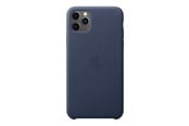 Telefon - Pokrowiec i etui - Apple iPhone 11 Pro Max Leather Case - Blue - MX0G2ZM/A