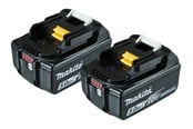 Akumulator i ladowarka - Makita 18v battery bl1850 5.0ah li-ion 2pcs - 197288-2