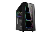 Obudowa komputerowa - Sharkoon TG6 RGB - mid tower - ATX - Obudowa komputerowa - Tower - Czarny - 4044951028221