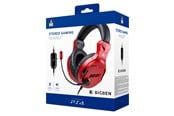 Akcesoria dla graczy - BigBen Interactive PS4/PS5 Gaming Headset V3 - Red - PS4OFHEADSETV3RE