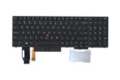 Klawiatura - Lenovo Chicony - Klawiatura zamienna notebooka - Angielski (US) - Czarny - 01YP629
