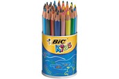 Materialy hobbystyczne - BIC Kredki ołówkowe trójkątne Kids Evolution ECOlutions – różne kolory, w pojemnikach po 48 szt. - 829736