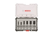 Frezarka - Bosch Bosc Fräsersatz 6 pcs Straight 6mm shank | 2607017 - 2607017465