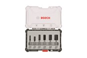 Wiertla & Bity - Bosch Bosc Fräsersatz 6 pcs Straight 8mm shank | 2607017 - 2607017466