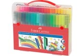Przybory do pisania i rysowania - Faber-Castell Gift set Connector felt-tip pen 80 pcs - 155579