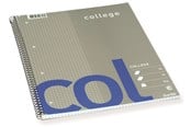 Zeszyty, notesy i formularze - Bantex  Col College Pad Blok w kratkę - dziurkowany  A4 - 1733922-000
