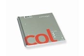 Zeszyty, notesy i formularze - Bantex  Col College Pad Blok w linię A5 dziurkowany - 841181800