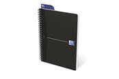 Zeszyty, notesy i formularze - Oxford Office Essentials A5 Soft Card Twin-wire Notebook Ruled 180 Pages Black SCRIBZEE® Compatible - 100103627