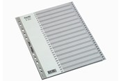 Koszulki, ofertówki i przekladki - Bantex  Strong-Line® Indeksy 1-31 szare - 100204675