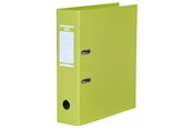 Segregator dzwigniowy i ringowy - ELBA  "Strong-Line" Lever Arch File PP exchangeable spine label  Lime A4 8 cm - 100400546