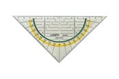 Przybory do pisania i rysowania - Linex  S2616 Super Series Geometry Set Square - trójkąt - 100414165