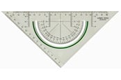 Przybory do pisania i rysowania - Linex  S2622 Super Series Zestaw geometrii kwadratowej - 100414166